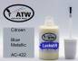 Preview: Citroen, Blue Metallic, AC-422: 20ml Lackstift, von ATW Autoteile West.